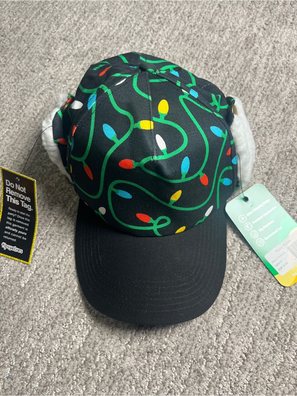 Tipsy Elves Christmas Hat Unisex Funny Holiday Cap. 2980/CB-1:v